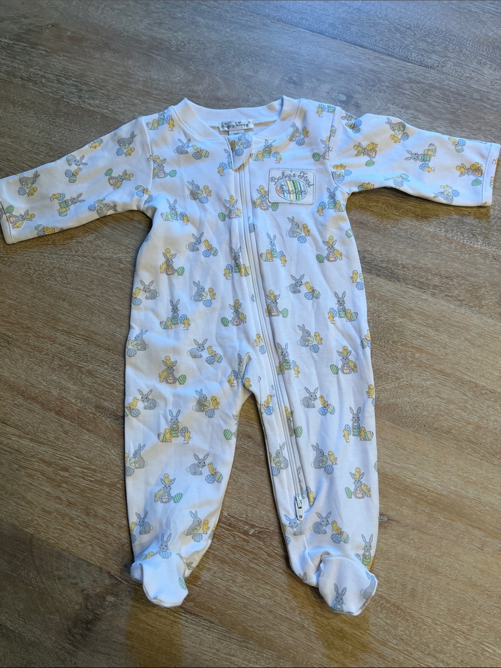 kissy Kissy NB Pima Easter pajamas NWOT